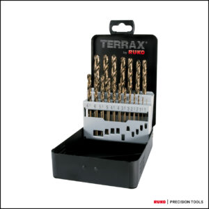 BORKASSETT 1-10X0,5 HSSE-CO5 - 19 DELER TERRAX